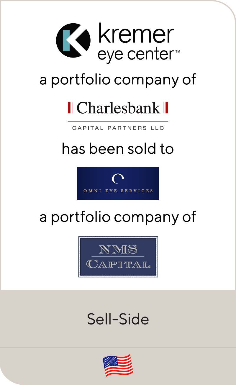 Kremer Eye Center has been sold to Omni Eye Services