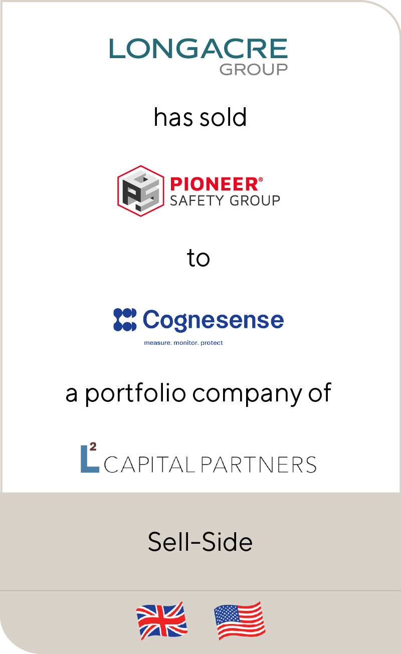 Longacre Group has agreed to sell Pioneer Safety Group to Cognesense, a portfolio company of LSquared Capital Partners