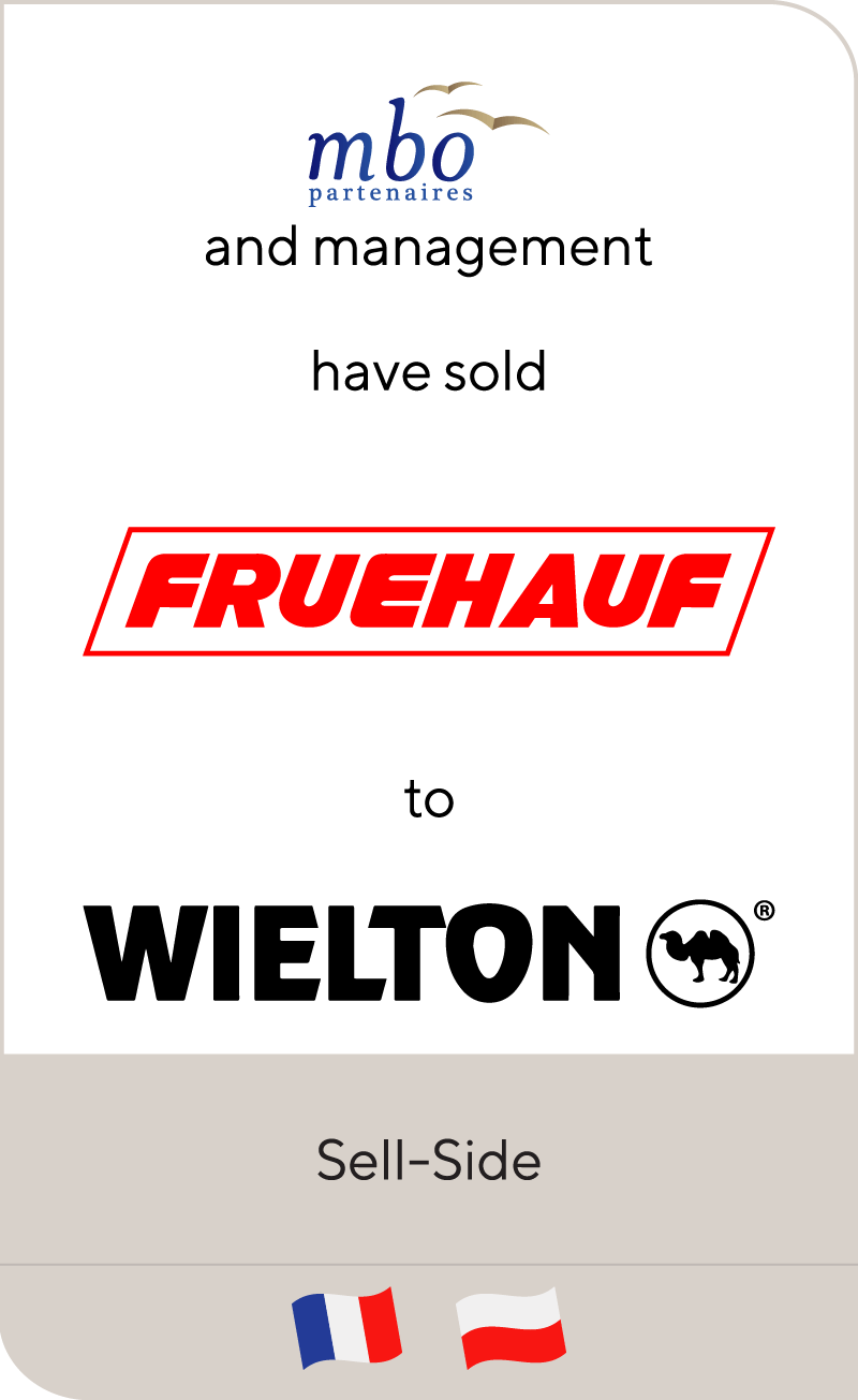 MBO Partenaires has sold Fruehauf to Wielton
