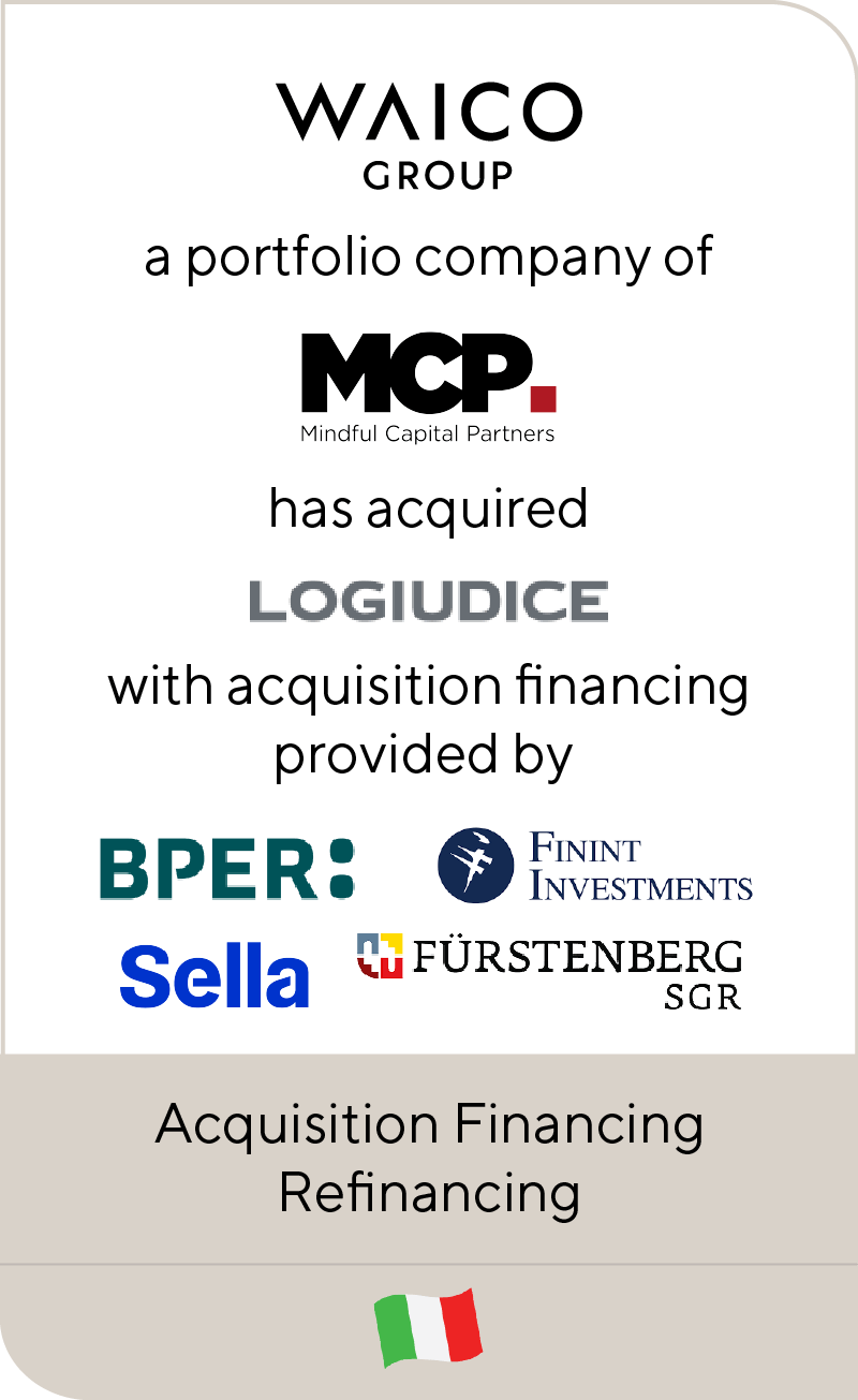 Waico Group, a portfolio company of Mindful Capital Partners, has acquired Logiudice Forni Srl