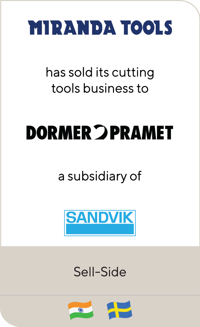 Miranda Tools Dormer Paramet Sandvik 2020