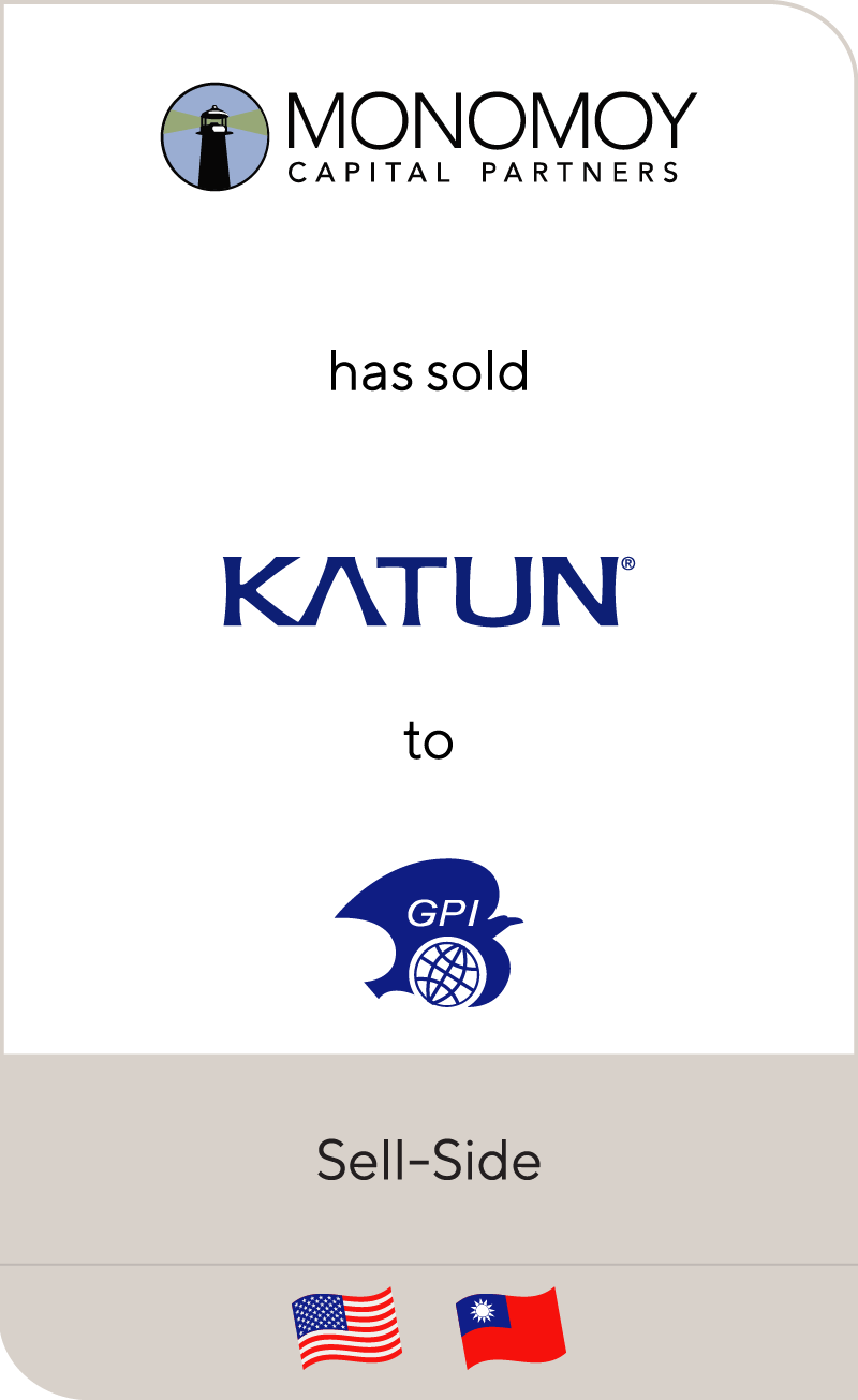 Monomoy Capital Partners has sold Katun Corporation to General Plastic Industrial
