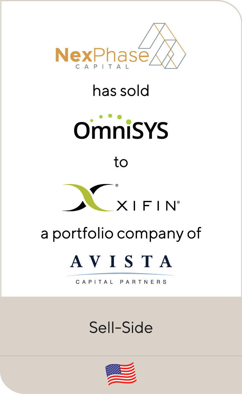 NexPhase Capital OmniSYS Xifin Avista Capital Partners 2021