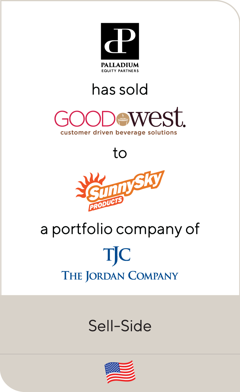 Palladium Equity Partners, LLC GoodWest Industries, Inc. The Jordan Company 2022