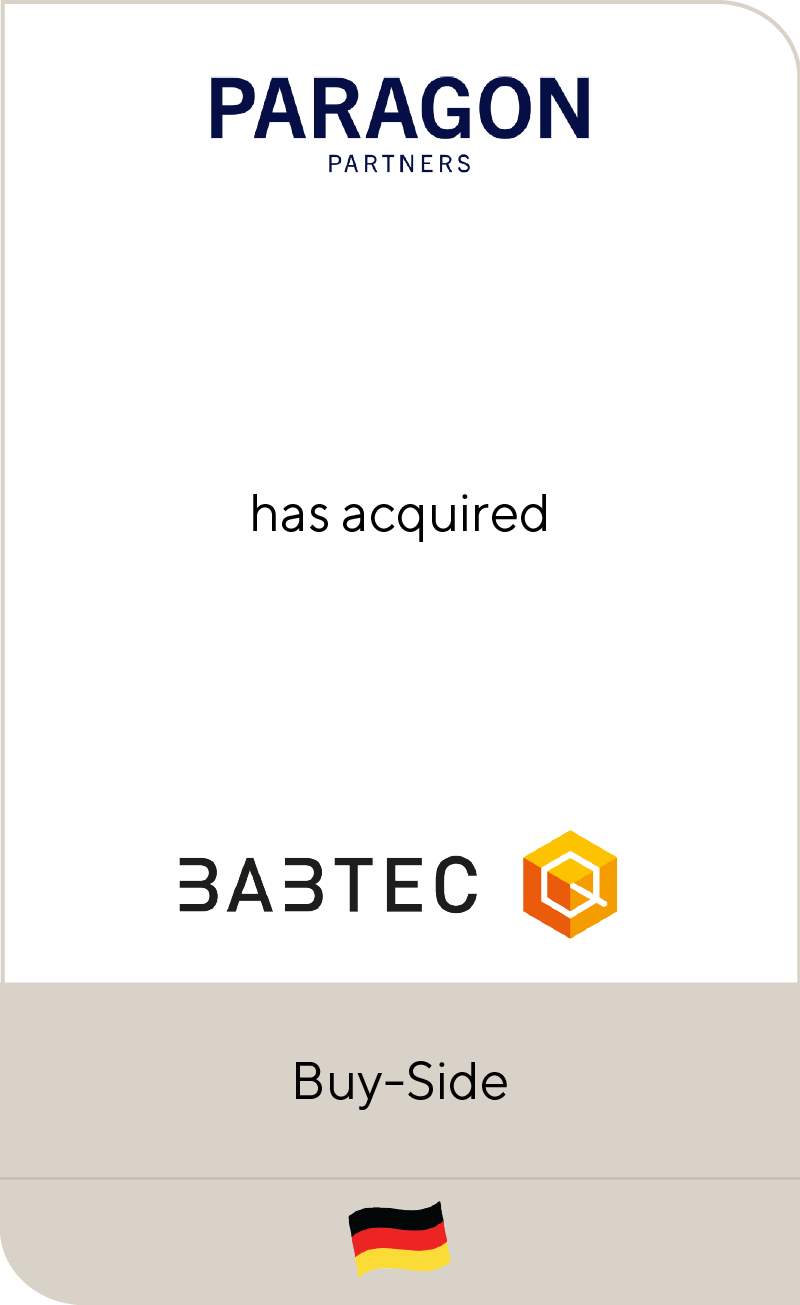 Paragon becomes new growth partner for Babtec