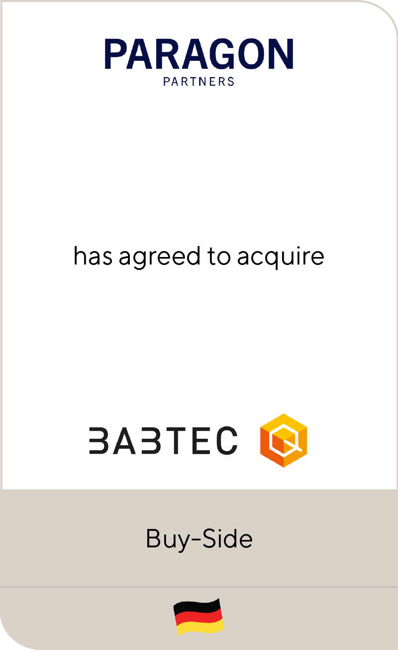 Paragon becomes new growth partner for Babtec