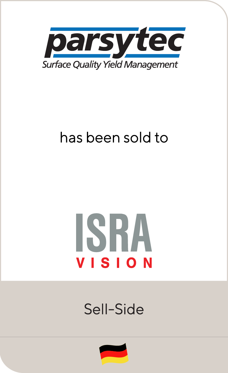Parsytec AG has been sold to ISRA VISION AG