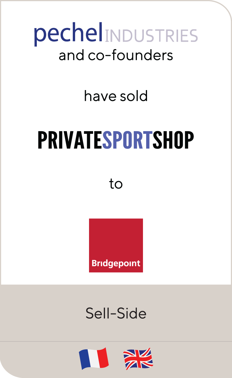 Pechel Industries Private Sport Shop Bridgepoint 2018
