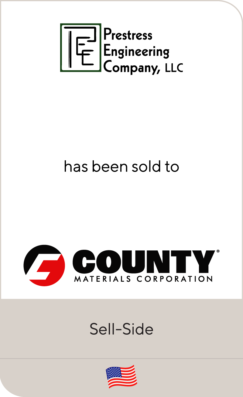 Prestress Engineering has been sold to County Materials