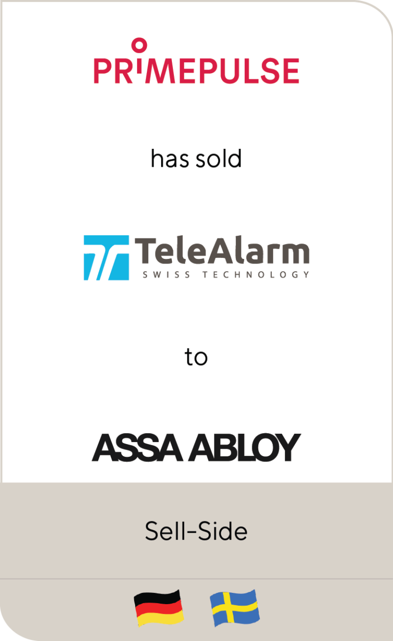 TeleAlarm has been sold to ASSA ABLOY AB - Lincoln International LLC