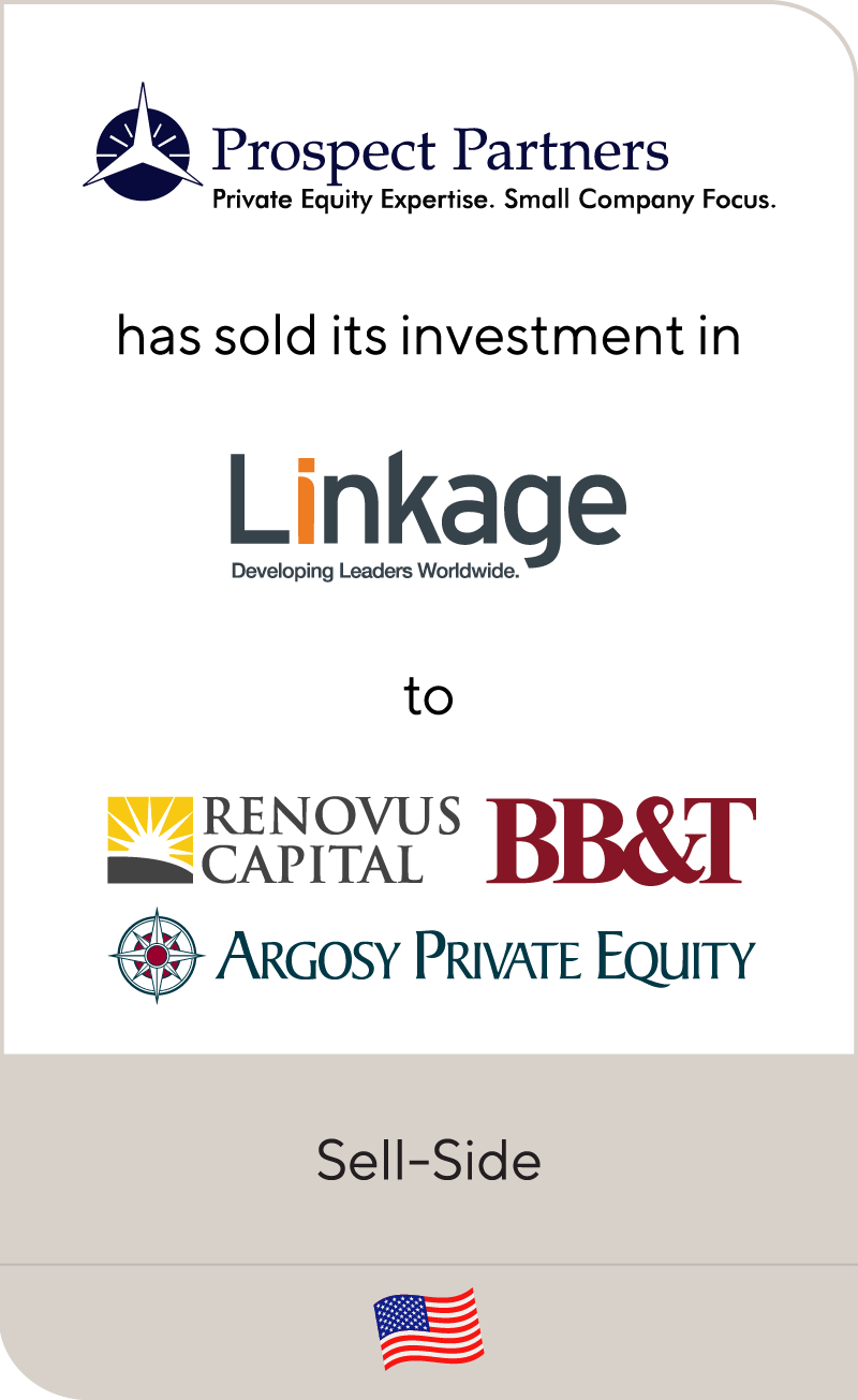 Prospect Partners Linkage Renovus BB&T Argosy Private Equity 2013