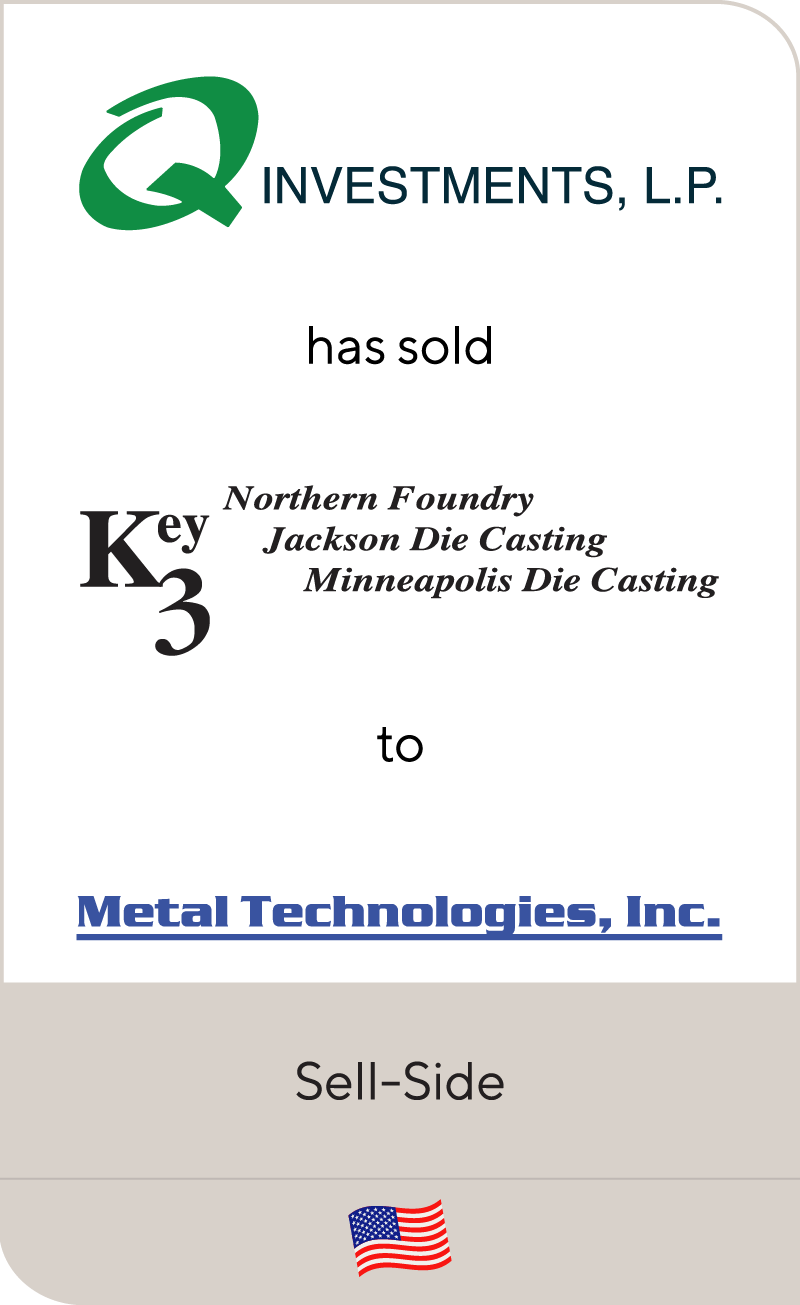 Key 3 Casting, LLC has been sold to Metal Technologies, Inc.