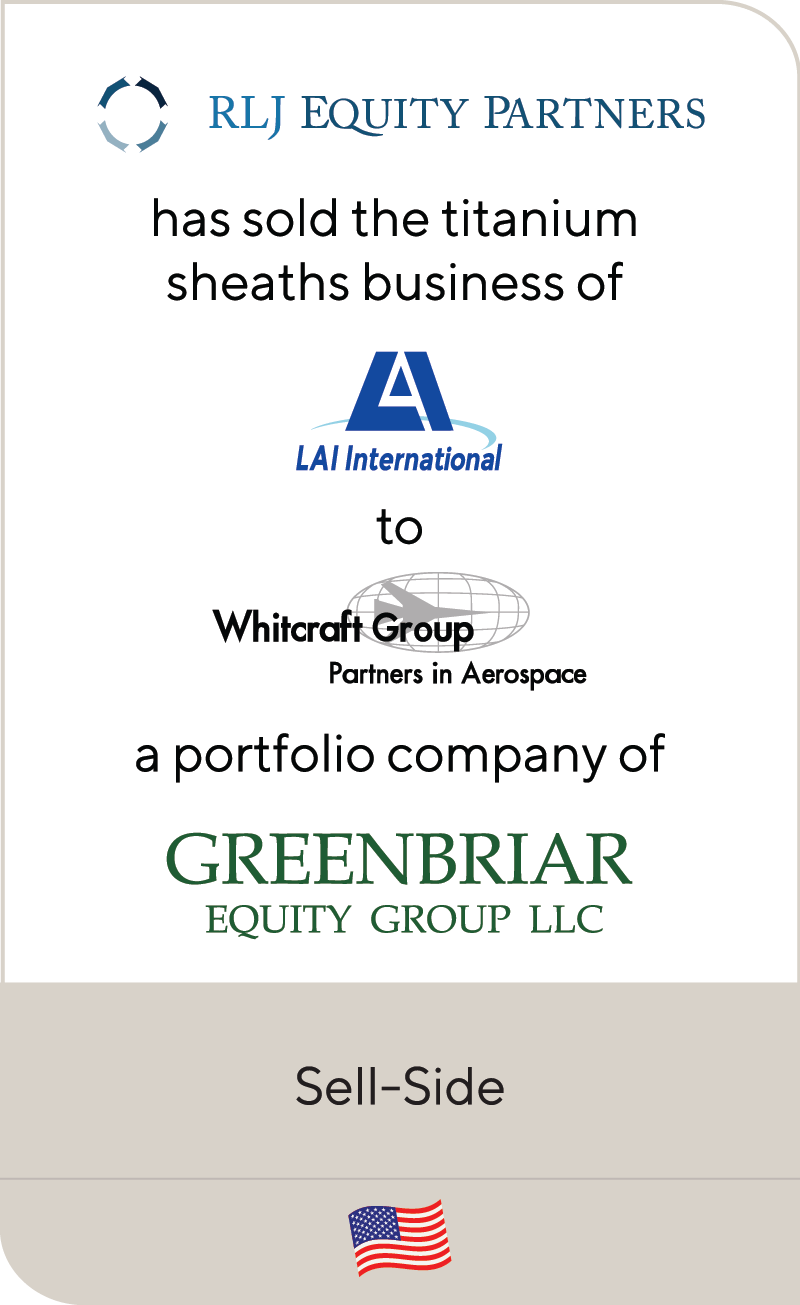 RJL LAI Whitcraft Greenbriar 2019