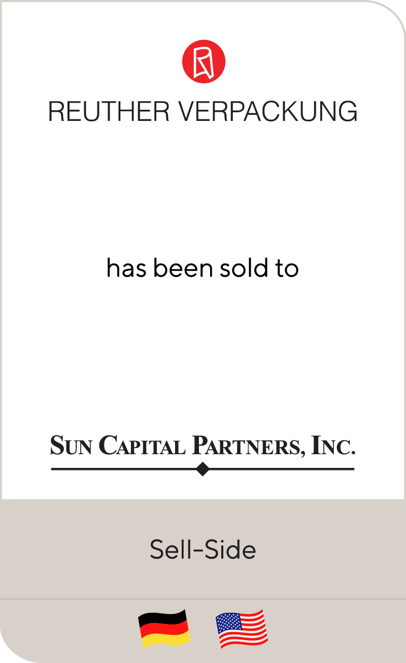 Reuther Verpackung Sun Capital Partners 2015