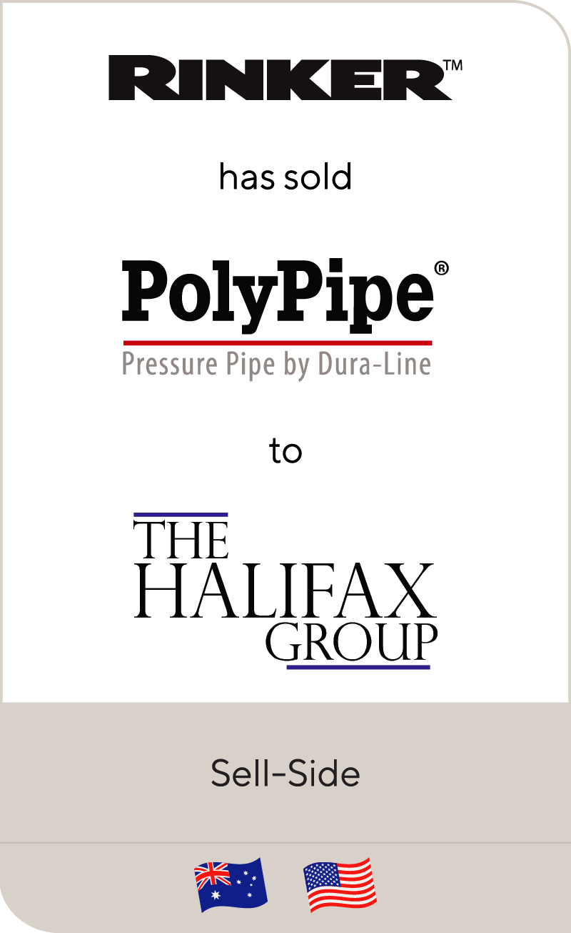 Rinker has sold PolyPipe to Halifax