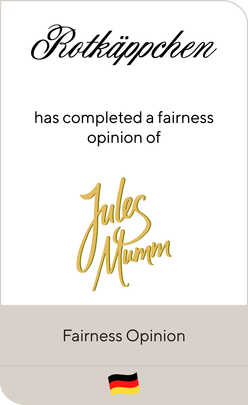 Rotkäppchen Jules Mumm 2012