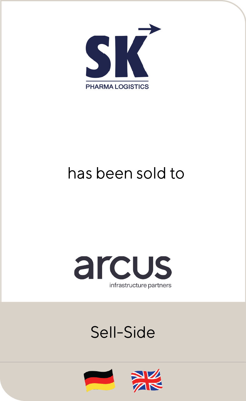 SK Pharma Group has been sold to Arcus Infrastructure Partners