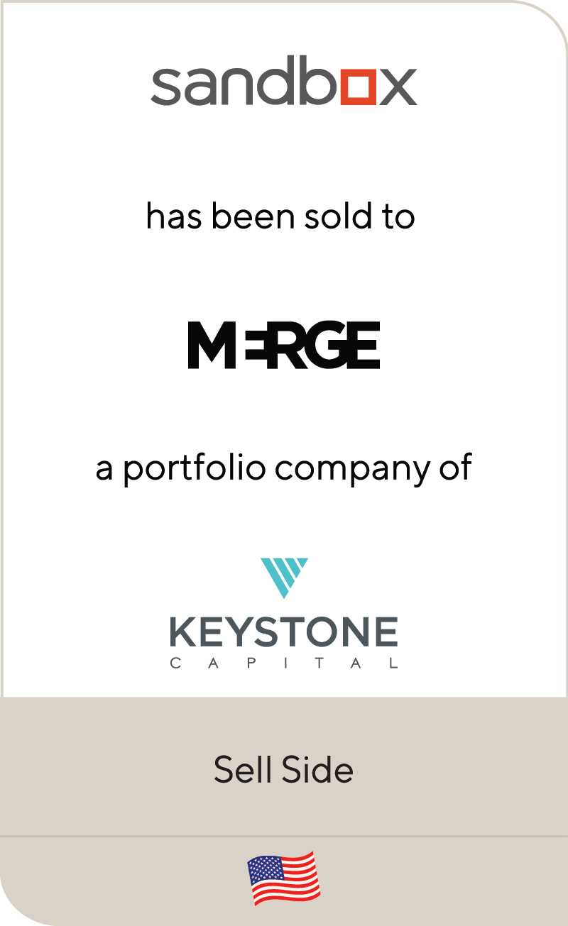 Sandbox Merge Keystone Captial 2020