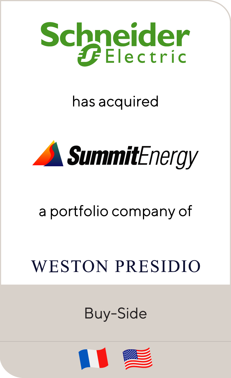 Schneider Electric Summit Energy Weston Presidio 2011