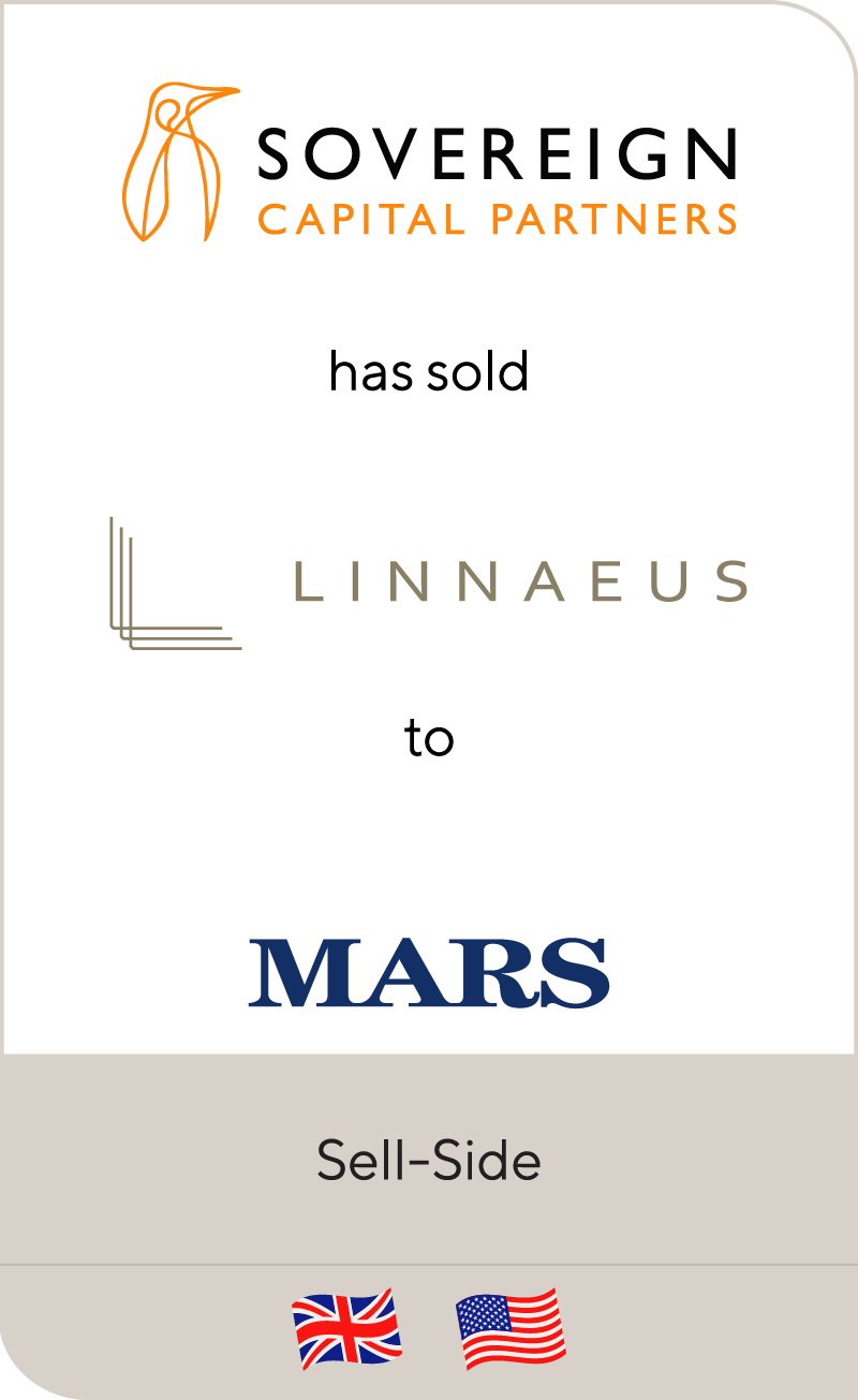 Sovereign Capital has sold Linnaeus Group to Mars