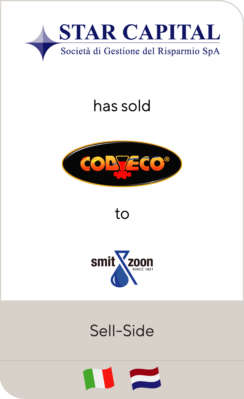 Star Capital has sold Codyeco to Smit & zoon