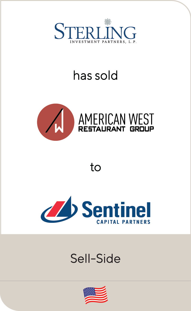 Sterling Investment Partners American West Restaurants Sentinel Capital Partners 2022