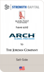 ARCH Global Precision has been sold to The Jordan Company