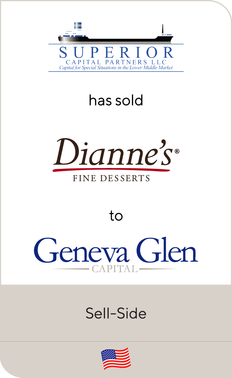 Superior Capital Partners has sold Dianne’s Fine Desserts to Geneva Glen Capital