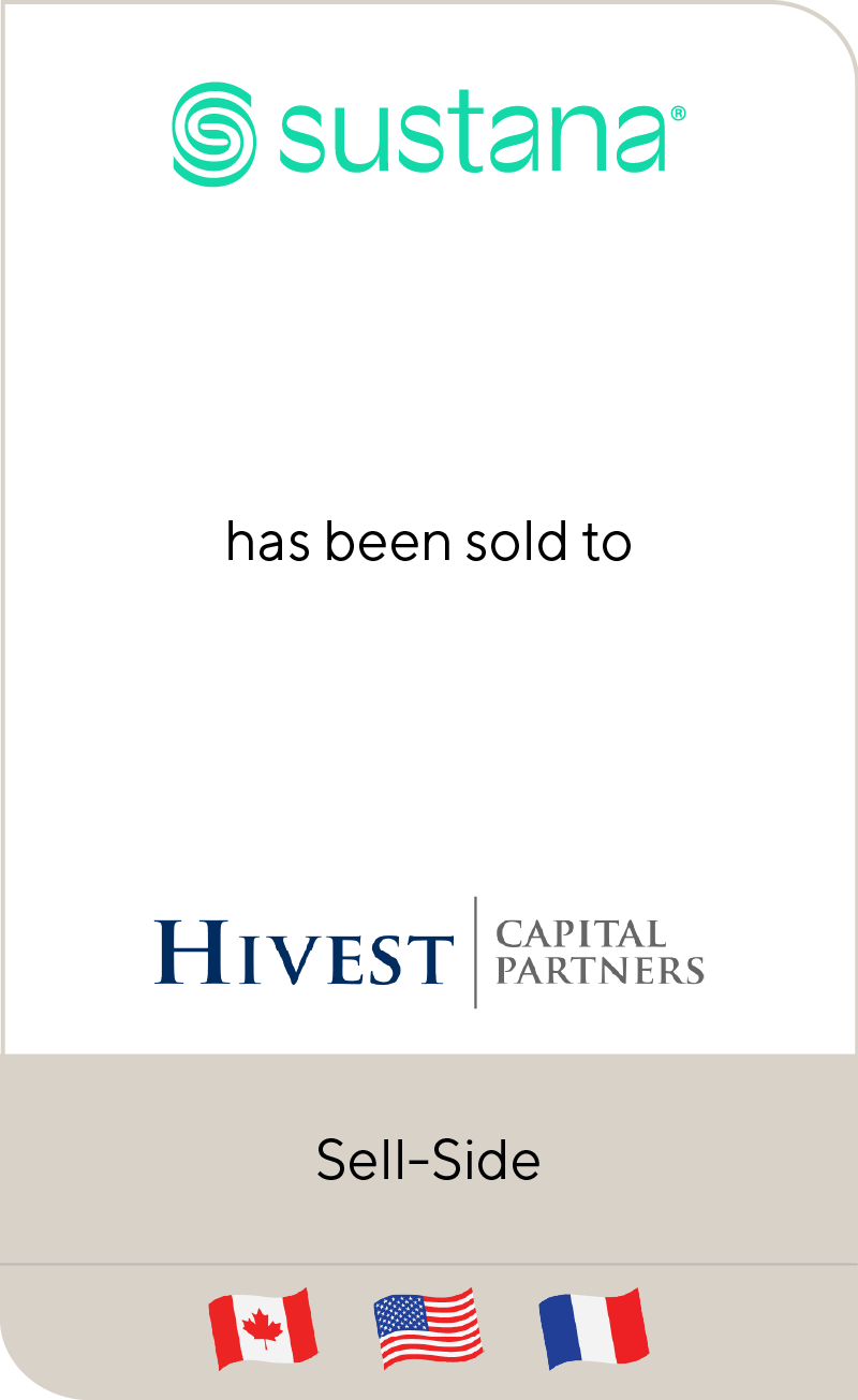 Sustana has been sold to Hivest Capital Partners