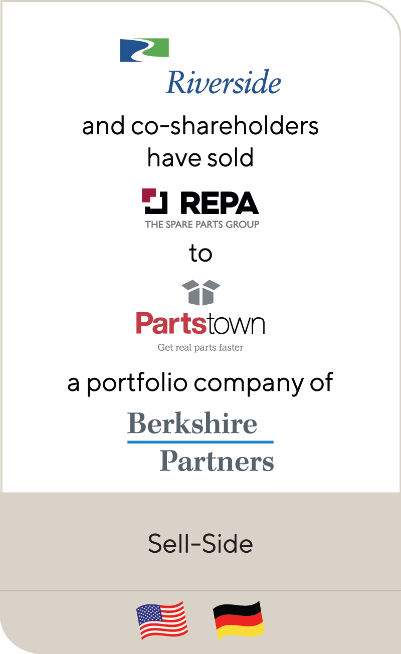 The Riverside Company REPA Holding GmbH Parts Town Berkshire Partners 2021