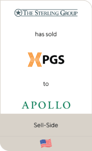 Graph visualizing The Sterling Group's sale of XPGS to Apollo in the Energy sector