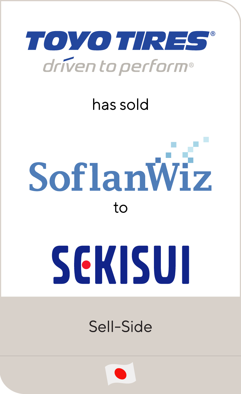 Toyo Tires has sold its rigid polyurethane foam business