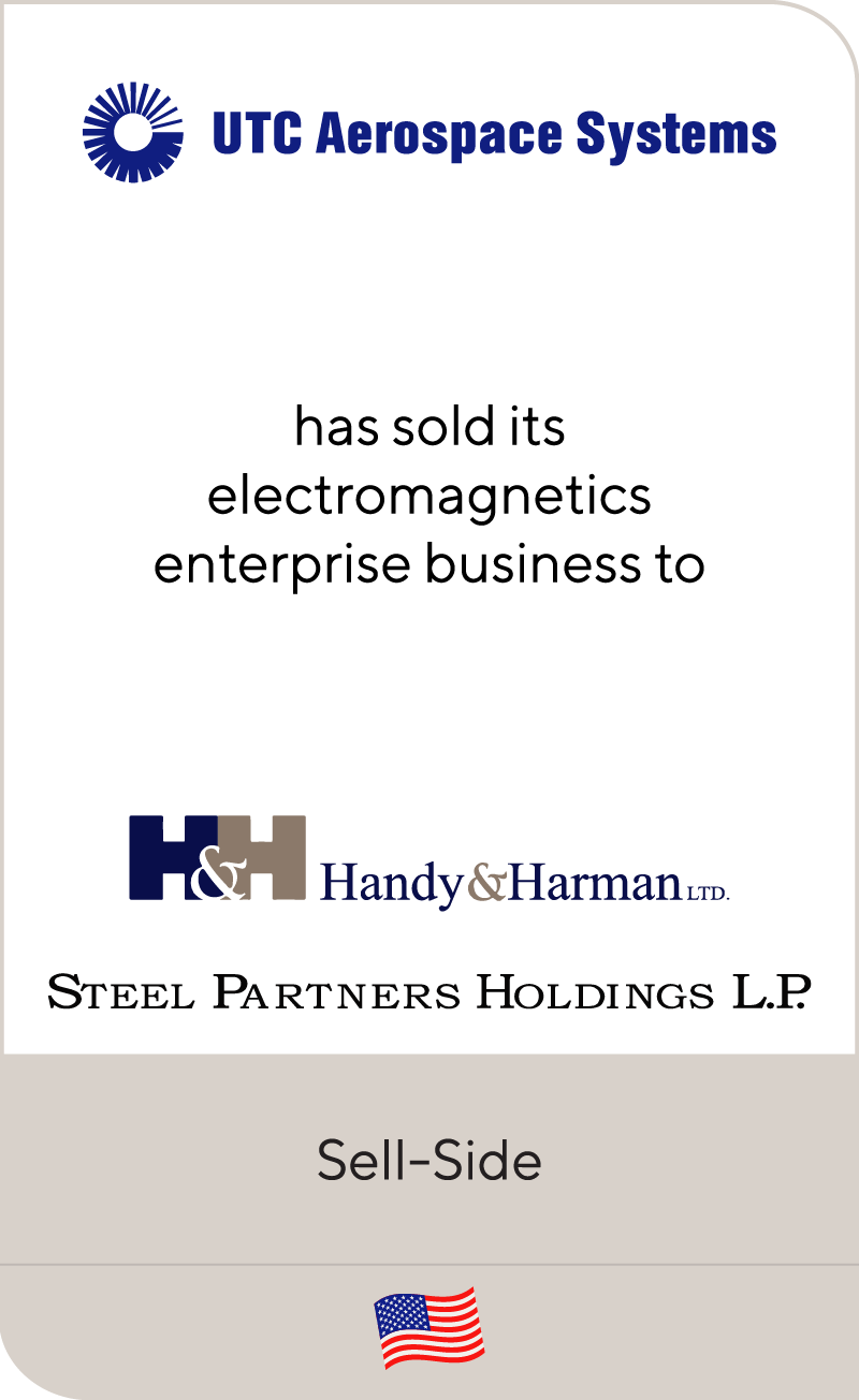 UTC Aerospace Handy&Harman Steel Partners Holdings 2016