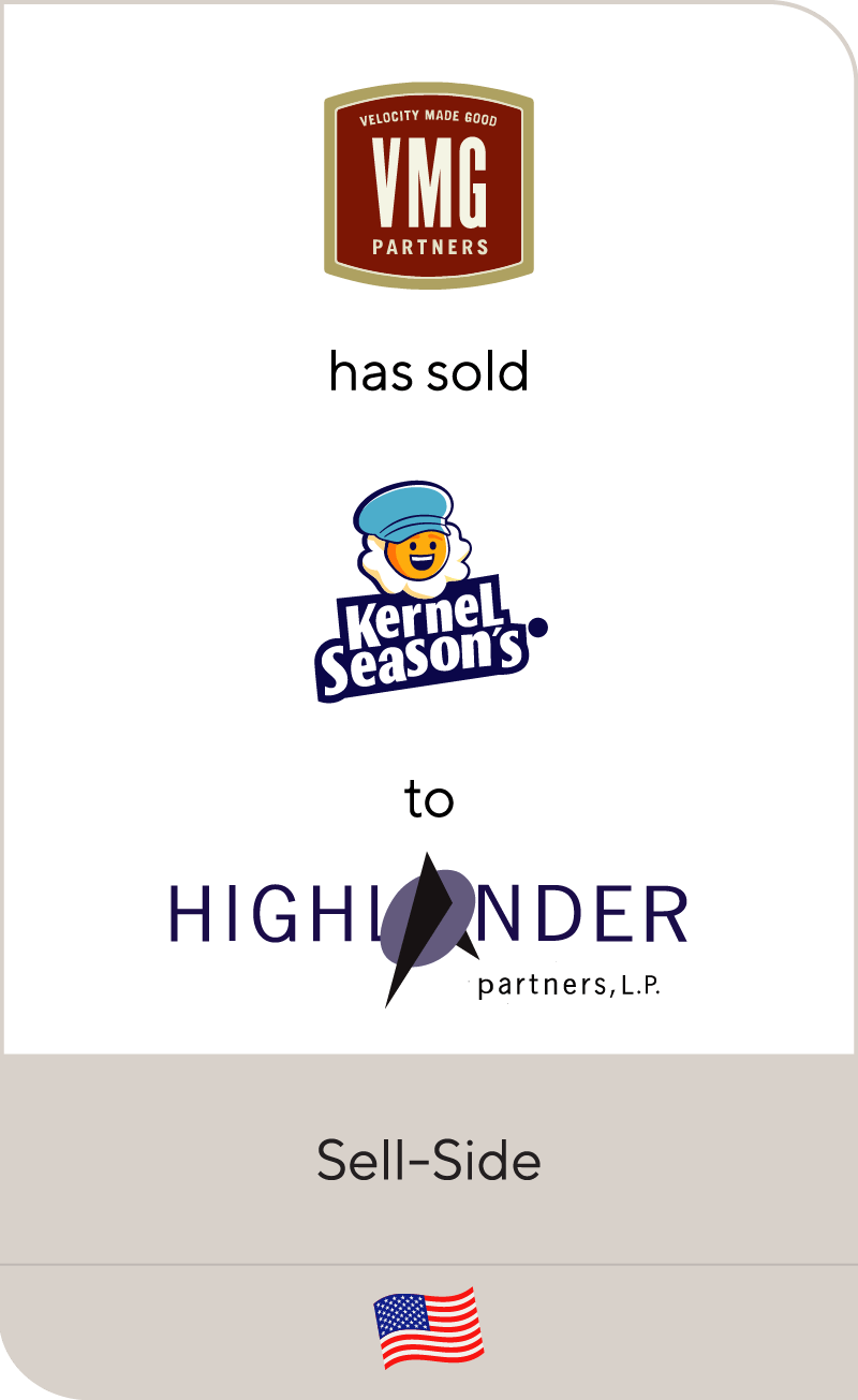 VMG Partners has sold Kernel Season’s to Highlander Partners