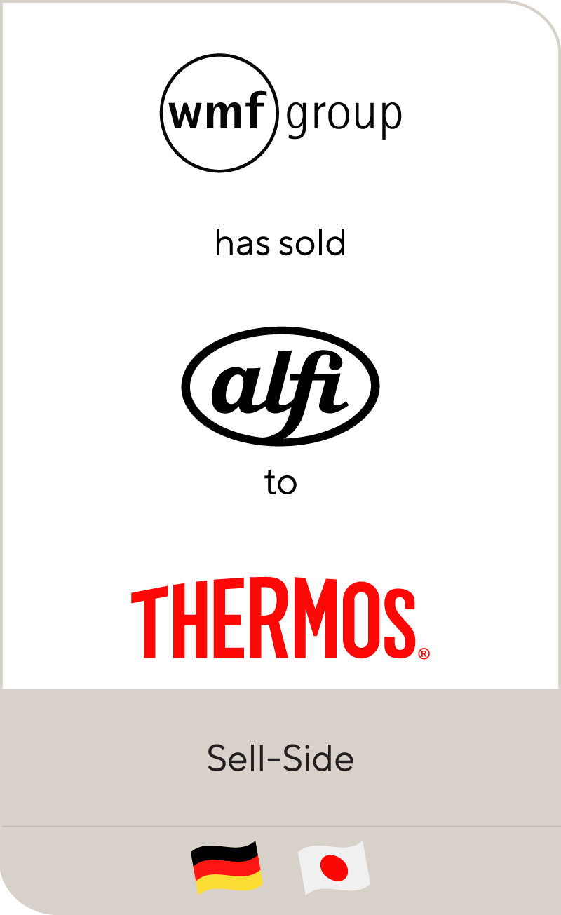 WMF Group has sold alfi to Thermos