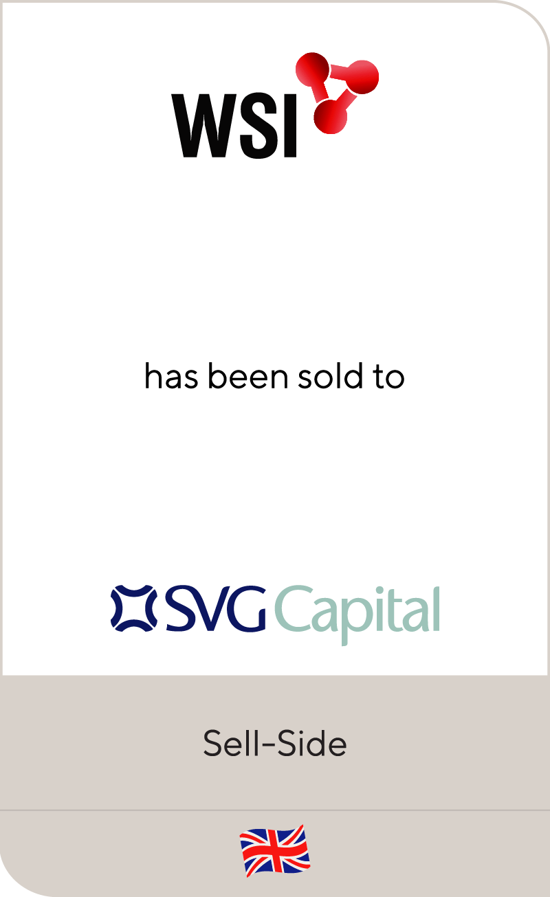 WSI has been sold to SVG Capital
