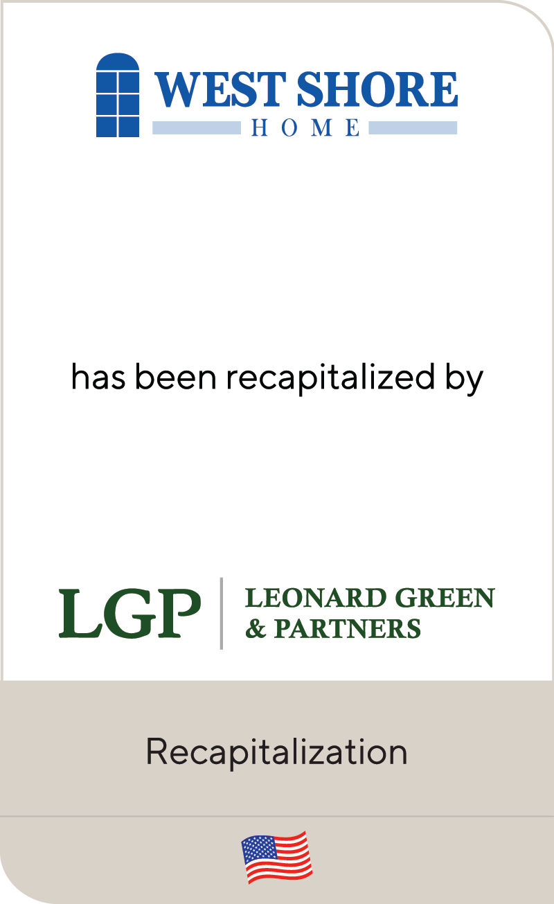 West Shore Home Leonard Green Partners 2020