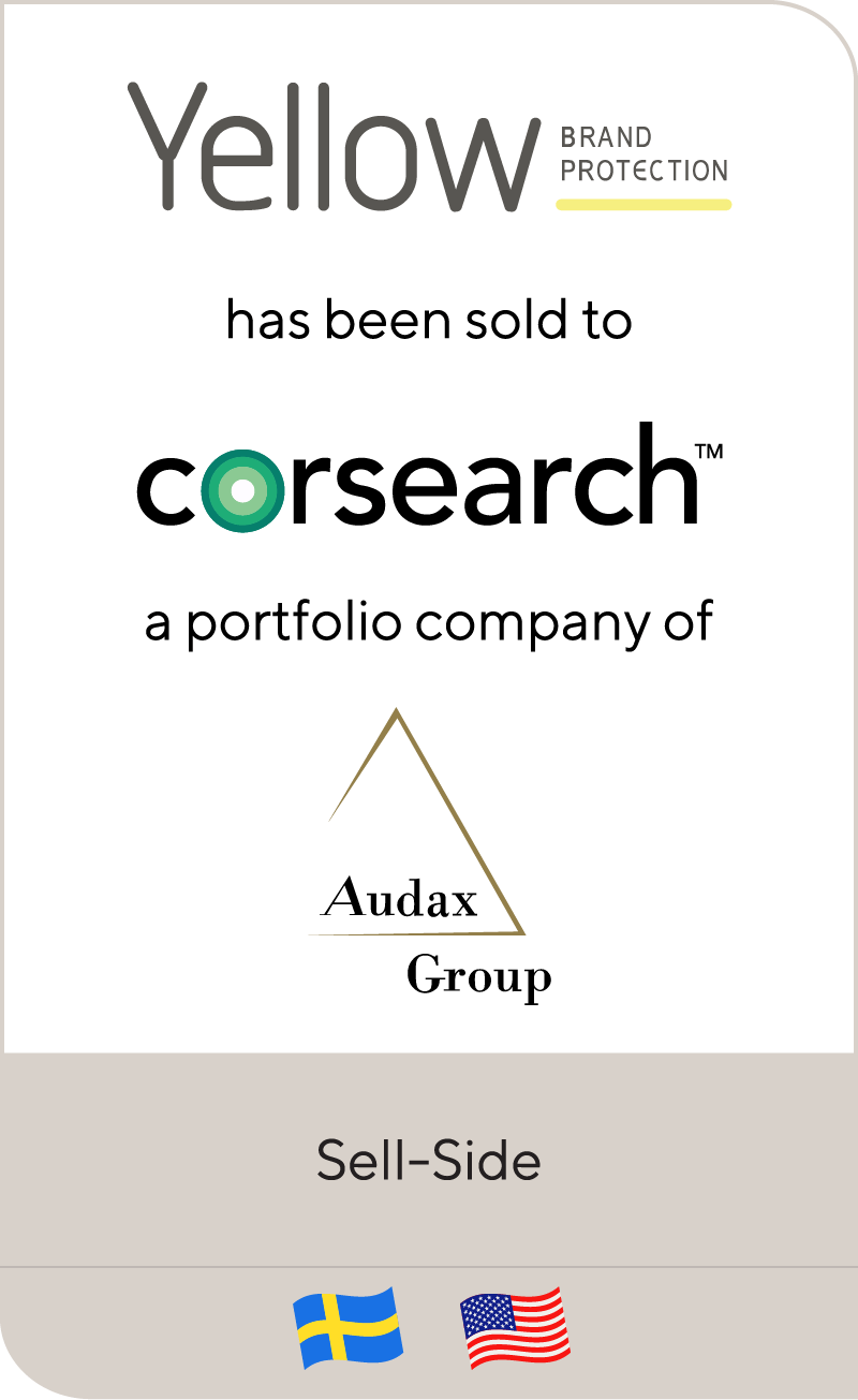 Yellow Brand Protection Group AB has been sold to Corsearch, Inc.