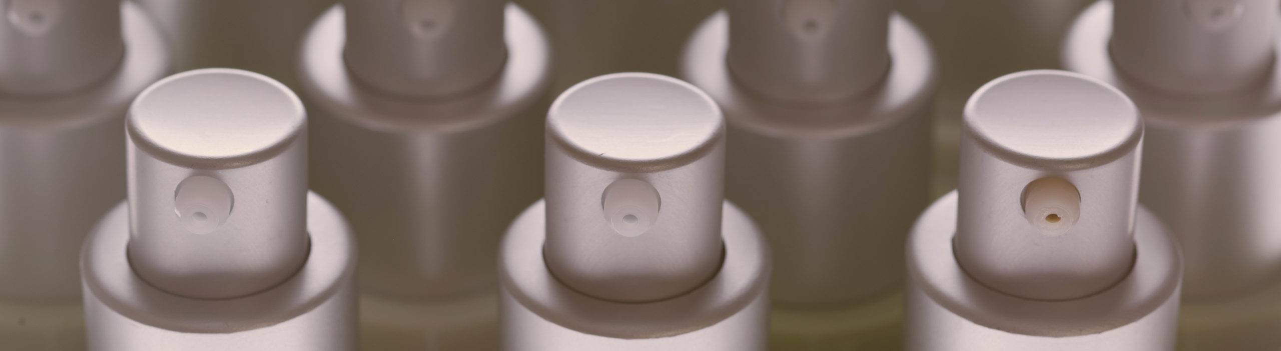 image displays rows of product bottles