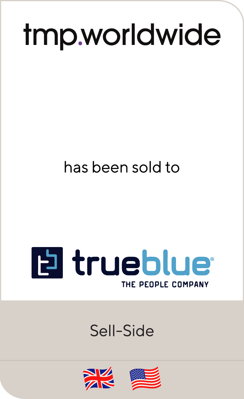 TMP Worldwide has been sold to TrueBlue