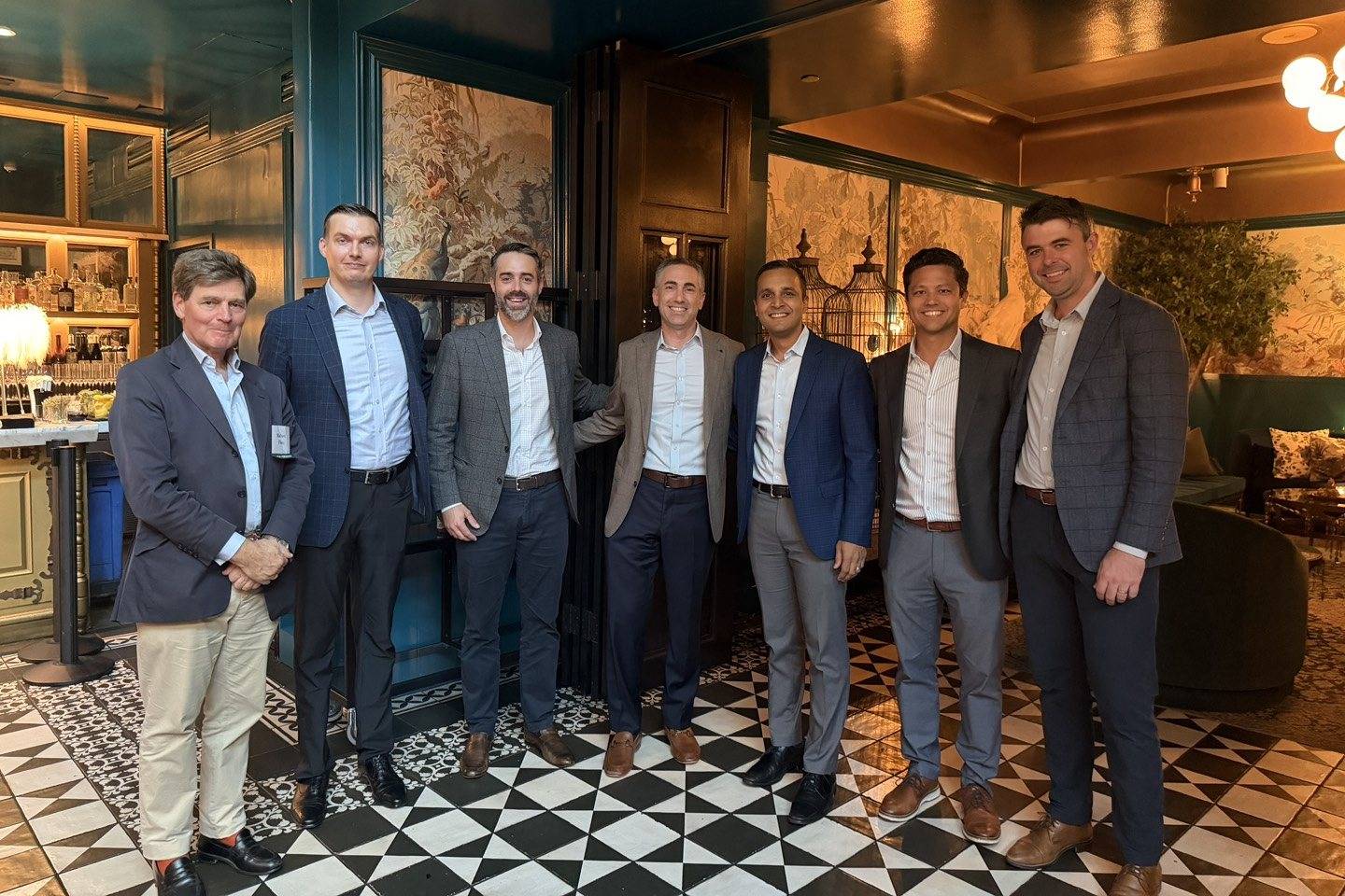 Members of Lincoln International’s team together at the firm’s cocktail reception during WEFTEC 2026 in New Orleans